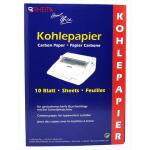 Rheita Kohlepapier in der 10 Blatt Mappe, A4, schwarz,...