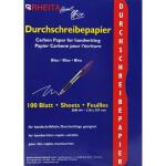 Rheita Durchschreibepapier in der 100 Blatt Mappe, A4,...