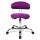 Topstar Drehhocker Sitness 40 mit Lehne - lila, Universalrollen