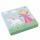 Motivserviette 33x33cm Princess & Knight AMSCAN 9909846  20ST rosa