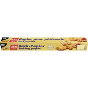 PAPSTAR Backpapier Zuschnitte - 38 x 42 cm, braun, 25 Blatt, Faltschachtel
