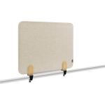 LEGAMASTER ELEMENTS Tischtrennwand akustik Pinboard - 60 x 80 cm, beige, Klammern
