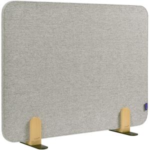 LEGAMASTER ELEMENTS Tischtrennwand akustik Pinboard - 60 x 80 cm, grau, Halterungen