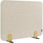 LEGAMASTER ELEMENTS Tischtrennwand akustik Pinboard - 60 x 80 cm, beige, Halterungen
