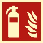MOEDEL Feuerlöscher ISO 7010, Kunststoff...