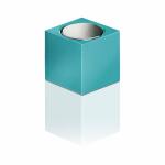 SIGEL BA727 SuperDym-Magnete - türkis/pink/hellgrün - Würfel - Haftkraft auf Glas-Magnetboards: 6 Blatt (A4, 80g/m²) - 1,10 x 1,10 x 1,10 cm - 3 Stück - für Glas-Magnetboards, magnetische Whiteboards und weitere magnetische Oberflächen