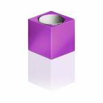 SIGEL BA727 SuperDym-Magnete - türkis/pink/hellgrün - Würfel - Haftkraft auf Glas-Magnetboards: 6 Blatt (A4, 80g/m²) - 1,10 x 1,10 x 1,10 cm - 3 Stück - für Glas-Magnetboards, magnetische Whiteboards und weitere magnetische Oberflächen