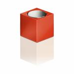 SIGEL BA725 SuperDym-Magnete - blau/rot/grün - Würfel - Haftkraft auf Glas-Magnetboards: 6 Blatt (A4, 80g/m²) - 1,10 x 1,10 x 1,10 cm - 3 Stück - für Glas-Magnetboards, magnetische Whiteboards und weitere magnetische Oberflächen