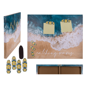 OOTB Bedruckte Magnettafel Catching Waves