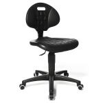 Arbeitsstuhl TEC 20 - schwarz, Sicherheitsdoppelrollen...