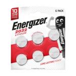 ENERGIZER Knopfzellen-Batterie Lithium CR2032 3,0Volt - 6...