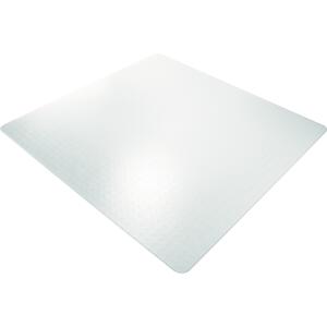 RS OFFICE ECOGRIP HEAVY Bodenschutzmatte - 110 x 120 cm, 2,4 mm, Teppichböden, transparent