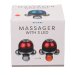 OOTB Massagegerät mit 3 LED ca. 10 cm