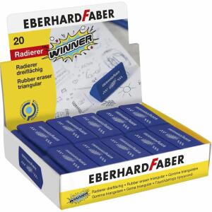 Radierer Winner blau EBERHARD FABER 585460 im Display