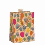 Geschenktasche  Luftballons 26x32x12cm, mit Kordel und...