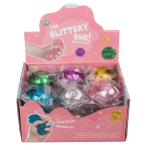 OOTB Squeeze-Wasserball mit Glitzer ca. 7 cm