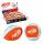 NERF Neopren Miniball  orange/weiß sortiert, 2-fach sortiert: Rundball Durchmesser 9 cm, American, Football 14 x 8 cm,, Happy People