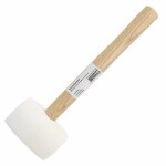Gummihammer 41cm  mit Holzgriff, mit Farbaufklebern