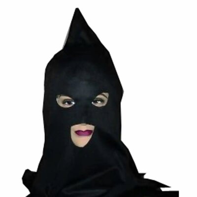 Maske Henker schwarz