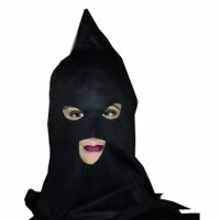 Maske Henker schwarz