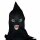 Maske Henker schwarz