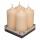 Stumpenkerzen 50x110mm  ivory 4er, KCB