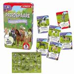 Kartenspiel schleich  Pferde Paare Metalldose, Schmidt...