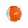 NERF Neopren Miniball  Gr.2 D14cm orange/weiß, wasserfest,Größe 2,, Happy People