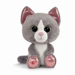 NICI Glubschis Plüsch  Katze grau Felinja 25cm, ab 0 Monaten, NICI