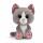 NICI Glubschis Plüsch  Katze grau Felinja 25cm, ab 0 Monaten, NICI