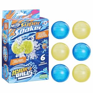 NERF Super Soaker HYDRO  BALLS 6er, ab 6 Jahren,, Hasbro
