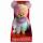 Monchhichi Mädchen 20cm  Batik-Style, Tie Dye Girl, blaue Augen, fliederfarbener Latz, Plüsch in, Batik-Optik, Sekiguchi