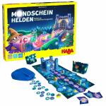 HABA Brettspiel  Mondscheinhelden, Inhalt: 1 3D-Burg, 1...