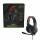 Gaming Headset GS301  schwarz rot, kabelgebunden, USB Anschluss, Kabellänge: 2 m,, integrierte Soundkarte für virtuellen 7.1 Surround Sound,, geräuschreduzierendes Mikrofon, mit Lautstärkeregler,, flexibler Mikrofonarm, verstellbarer Kopfbügel,, gepolster