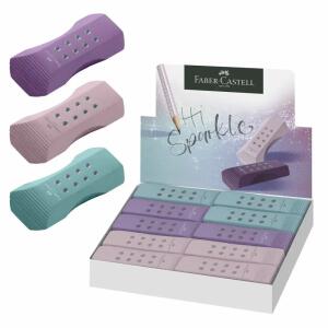 Faber Castell Radierer Sparkle RollOn sortiert