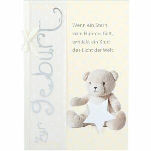 Klappkarten Geburt+Taufe  4 Jahreszeiten Motiv 003