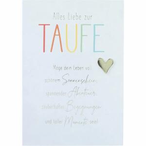 Klappkarten Geburt+Taufe  4 Jahreszeiten Motiv 011