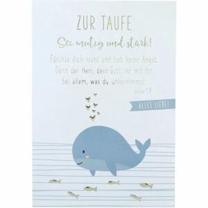 Klappkarten Geburt+Taufe  4 Jahreszeiten Motiv 014