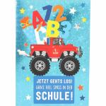 Klappkarten Schule  4 Jahreszeiten Motiv 002