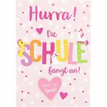 Klappkarten Schule  4 Jahreszeiten Motiv 003