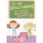 Klappkarten Schule  4 Jahreszeiten Motiv 010
