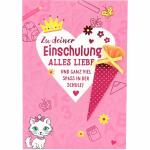 Klappkarten Schule  4 Jahreszeiten Motiv 013