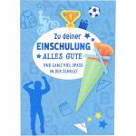 Klappkarten Schule  4 Jahreszeiten Motiv 014