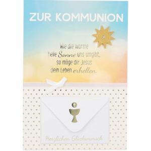Klappkarten Kommunion  4 Jahreszeiten Motiv 003