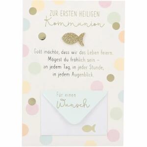 Klappkarten Kommunion  4 Jahreszeiten Motiv 004