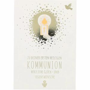 Klappkarten Kommunion  4 Jahreszeiten Motiv 007