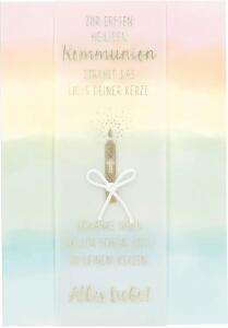 Klappkarten Kommunion  4 Jahreszeiten Motiv 009