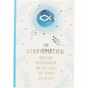 Klappkarten Konfirmation  4 Jahreszeiten Motiv 007