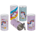 OOTB Metall-Spardose Comic Einhorn