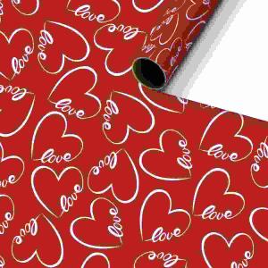 Geschenkpapier 70cmx2m  Dany rot